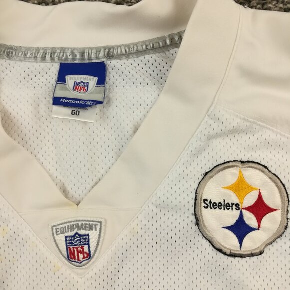 Vintage Hines Ward Pittsburgh Steelers Jersey Reebok White Sewn Mens 60 *Flaw - Picture 4 of 13
